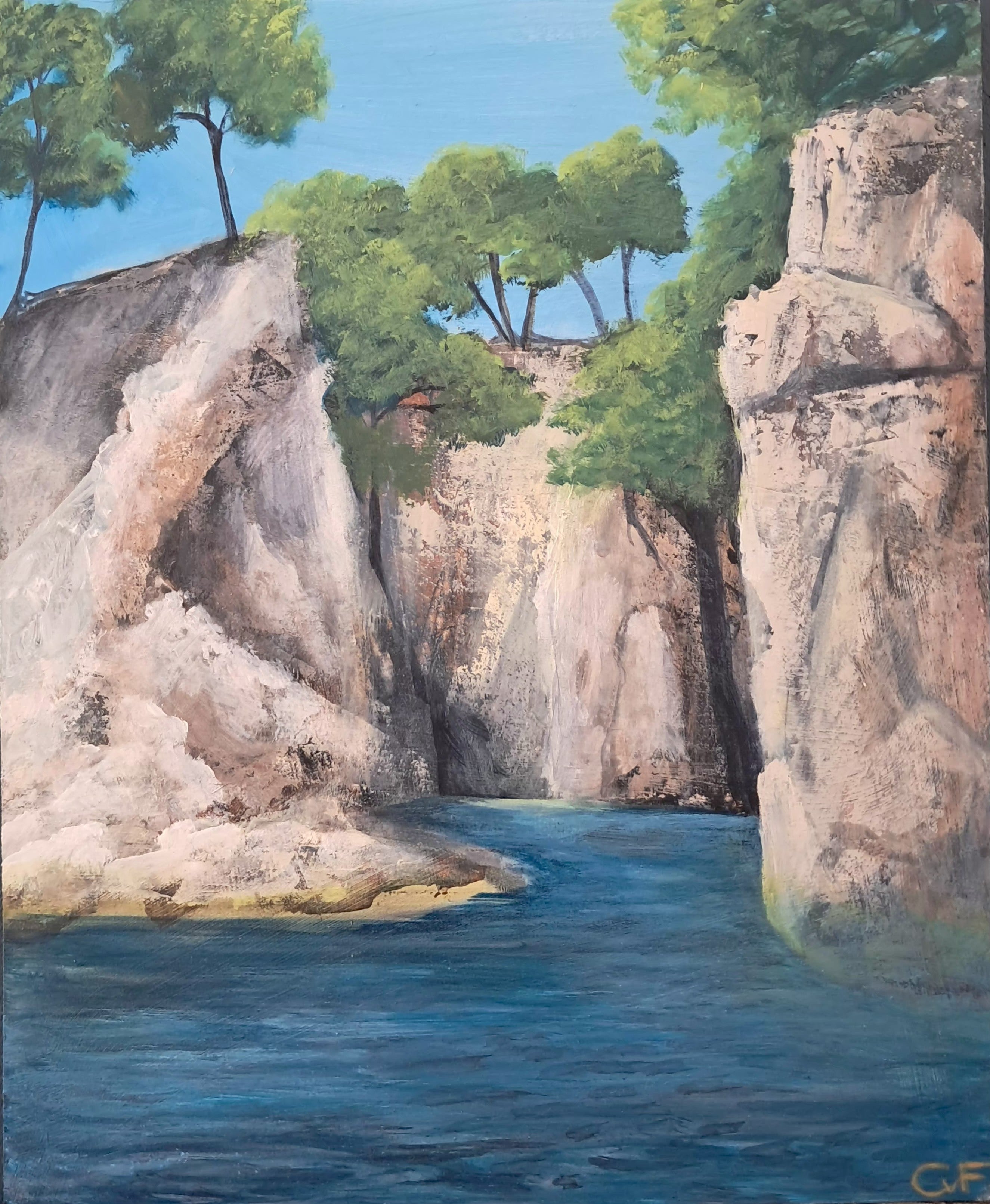 Island Moods 111 Original Plein Air Painting