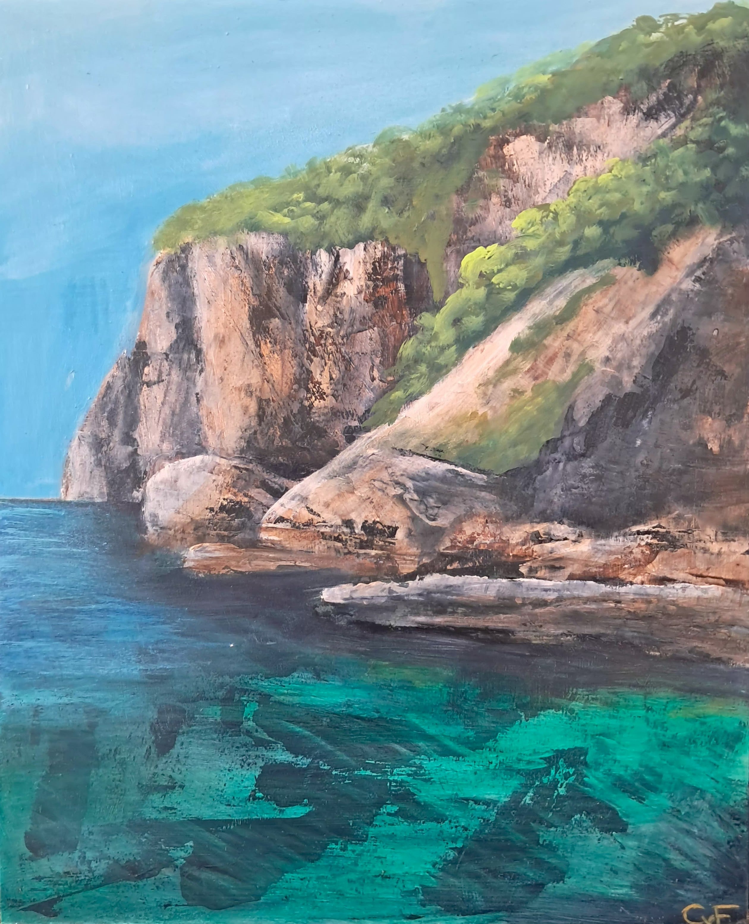 Island Moods 115 — Original Plein Air Painting