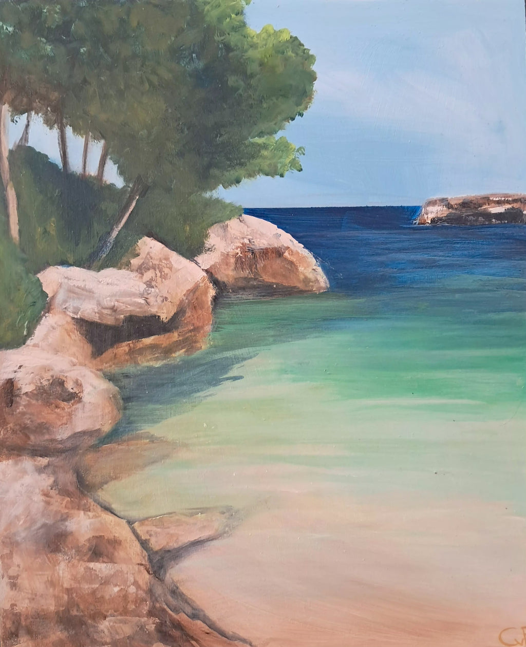 Island Moods 116 — Original Plein Air Painting