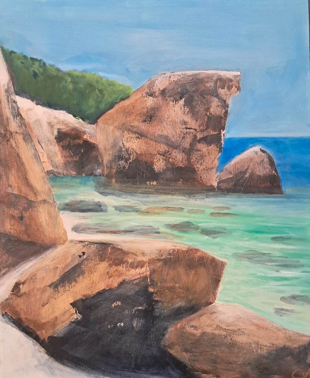 Island Moods 121 — Original Plein Air Painting