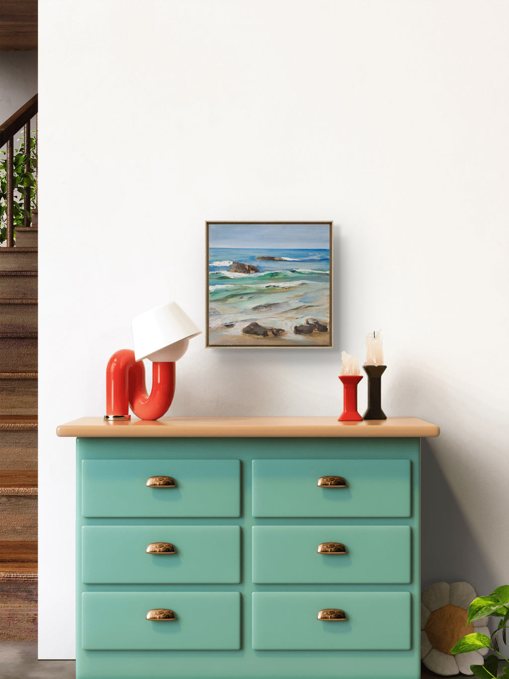 Mediteranean Shore 225 — Original Plein Air Painting