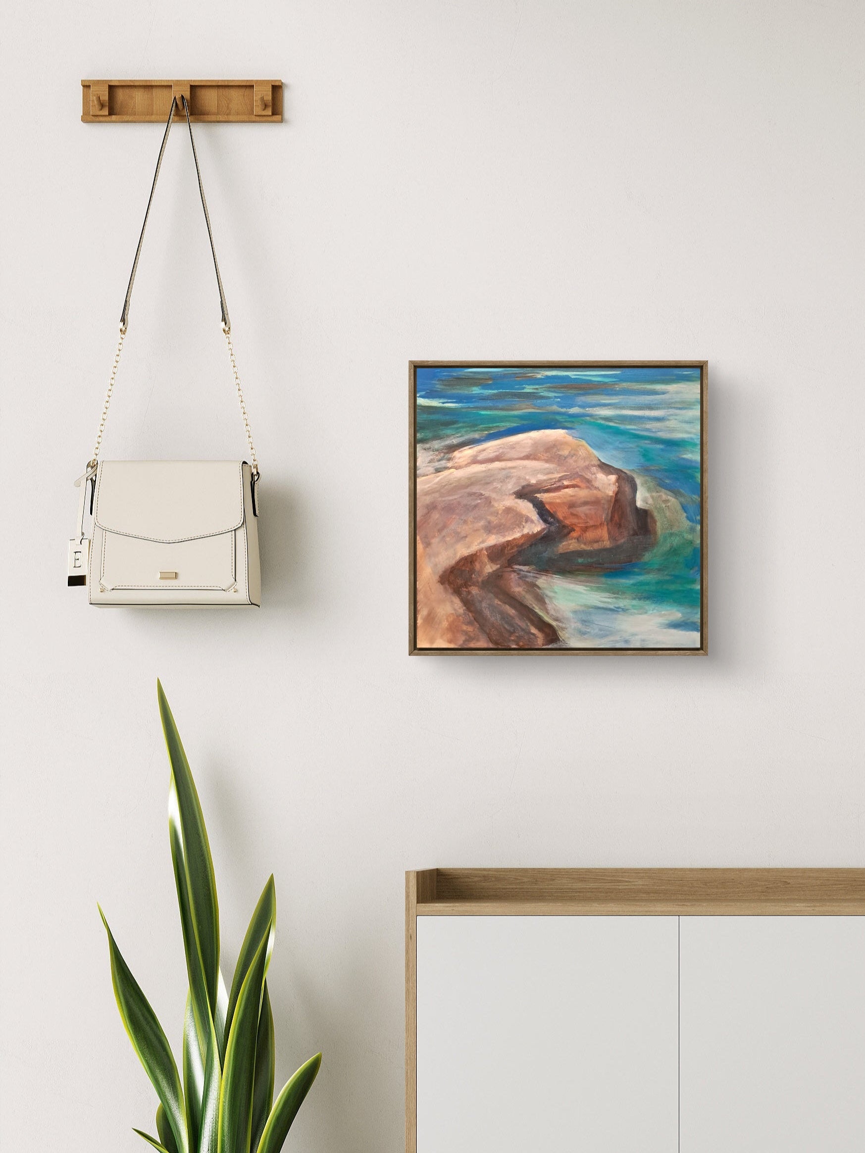 Mediteranean Shore 229 — Original Plein Air Painting