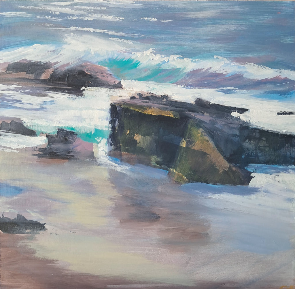 Mediteranean Shore 224 — Original Plein Air Painting
