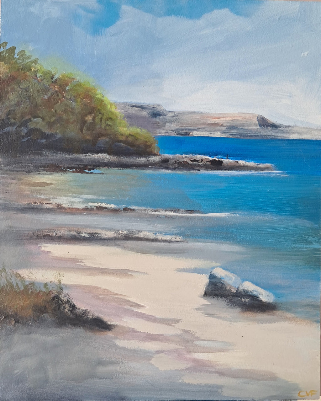 Island Moods 135 — Original Plein Air Painting