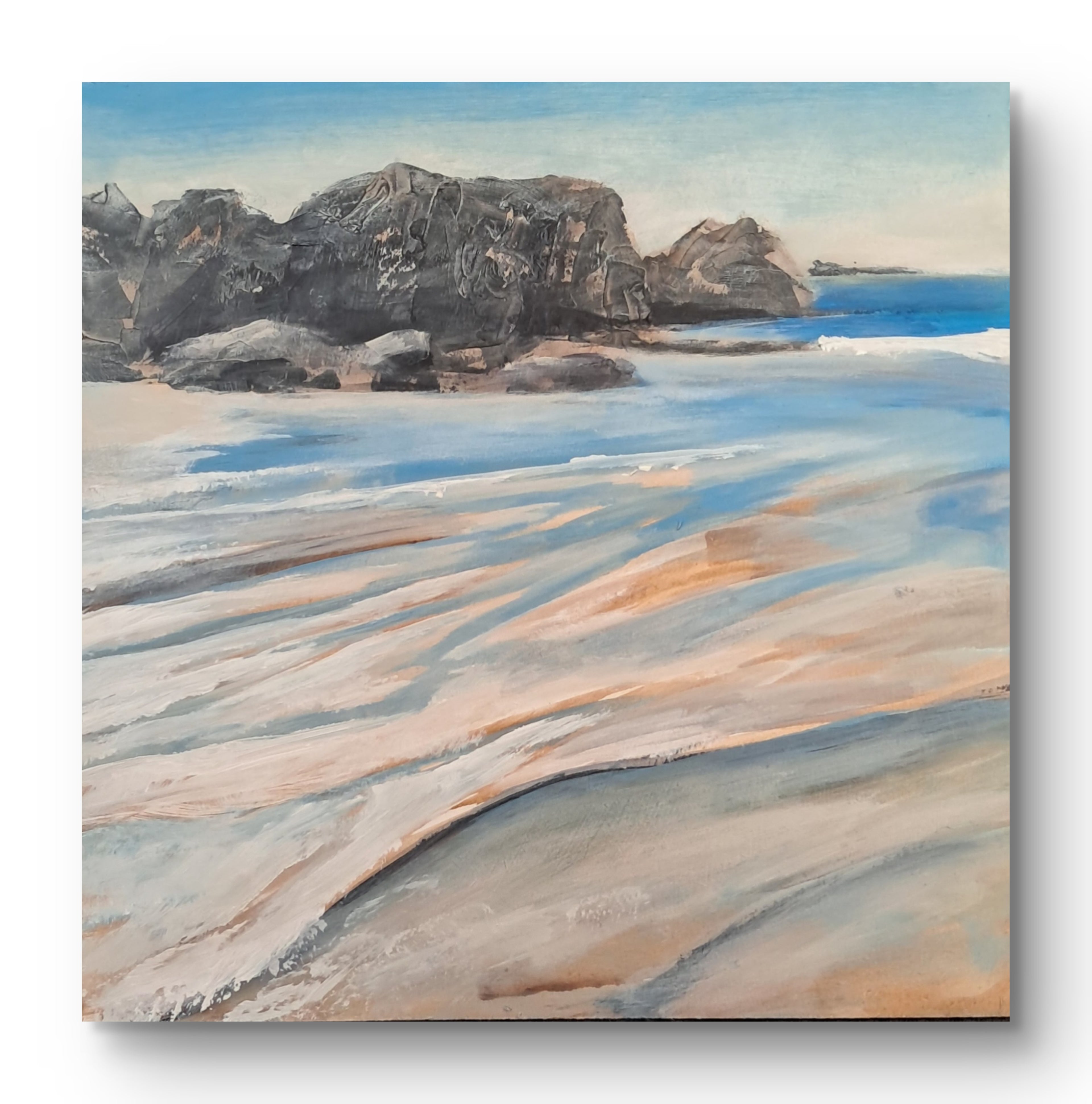Mediteranean Shore 222 Original Plein Air Painting
