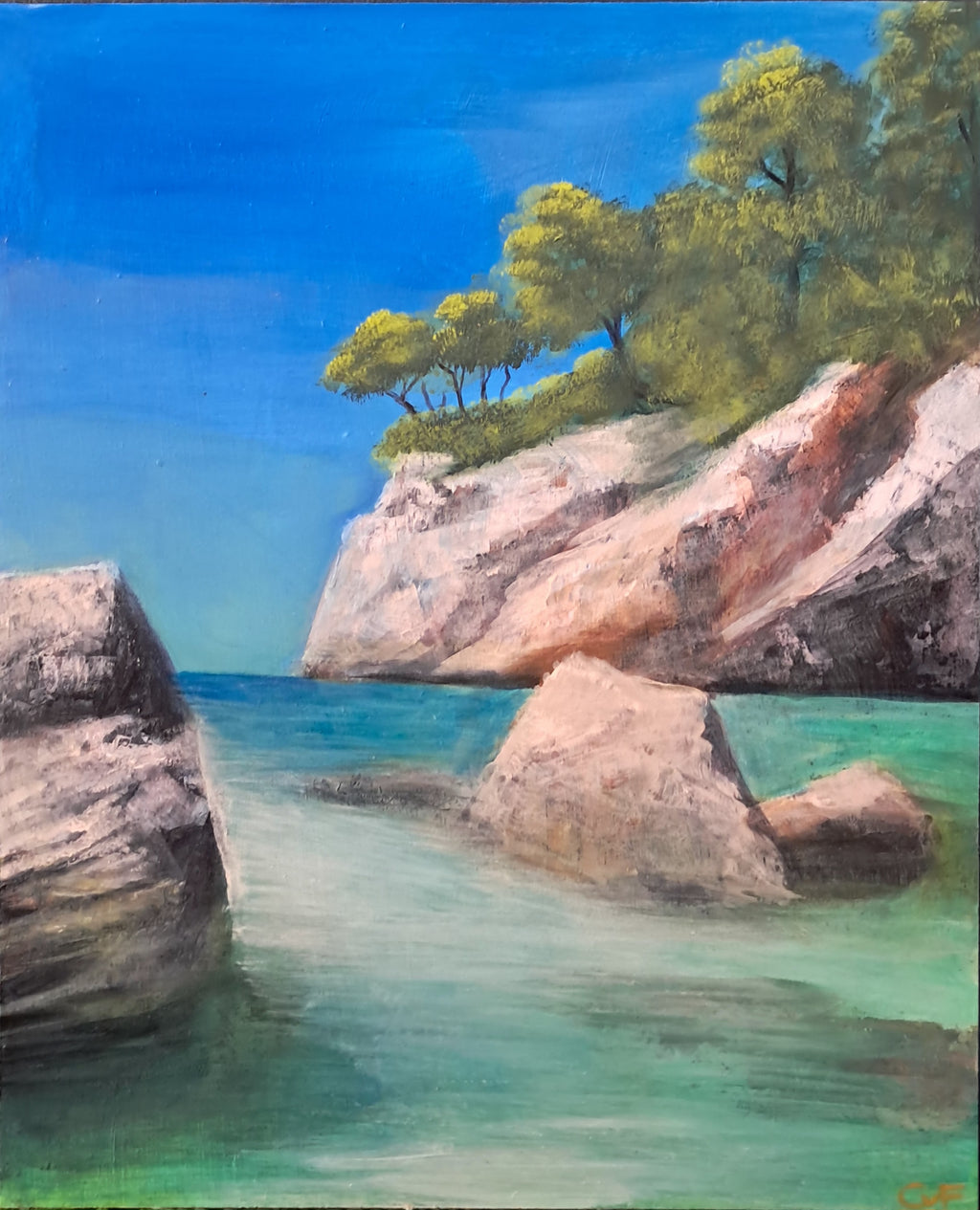 Island Moods 138 — Original Plein Air Painting